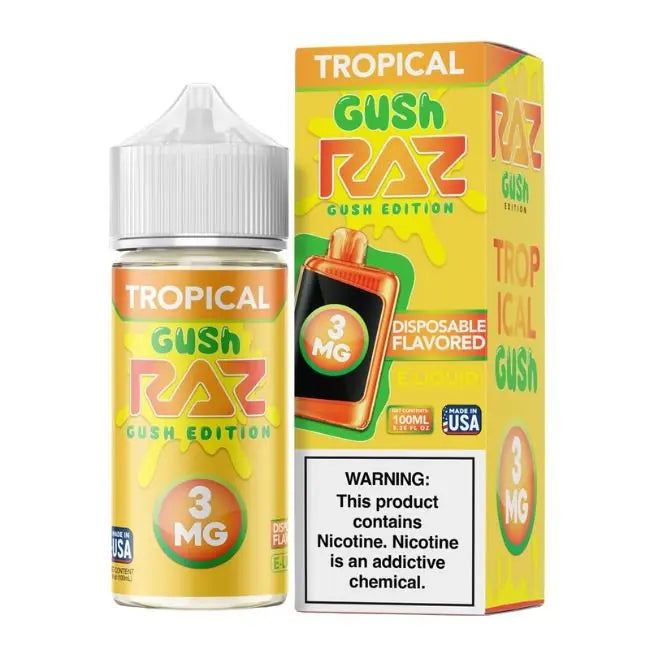 RAZ Gush Edition E-Liquid 100ML - Tropical 
