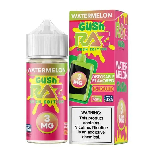 RAZ Gush Edition E-Liquid 100ML - Watermelon 