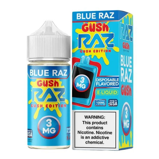 RAZ Gush Edition E-Liquid 100ML - Blue Raz 