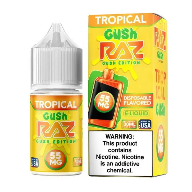 RAZ Gush Edition E-Liquid 30ml - Tropical Gush 