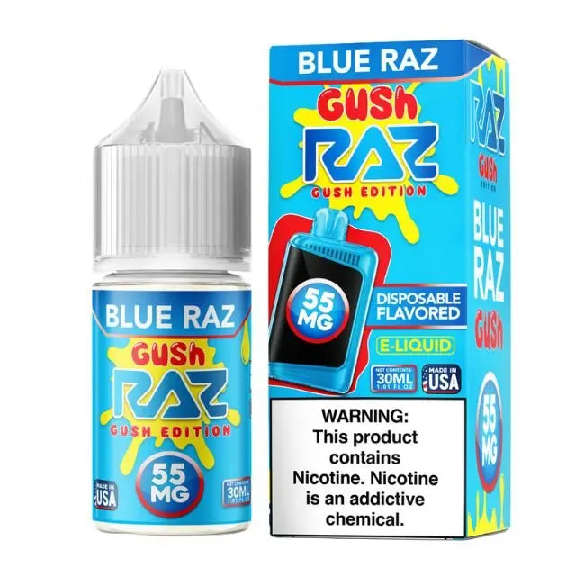 RAZ Gush Edition E-Liquid 30ml - Blue Raz Gush 
