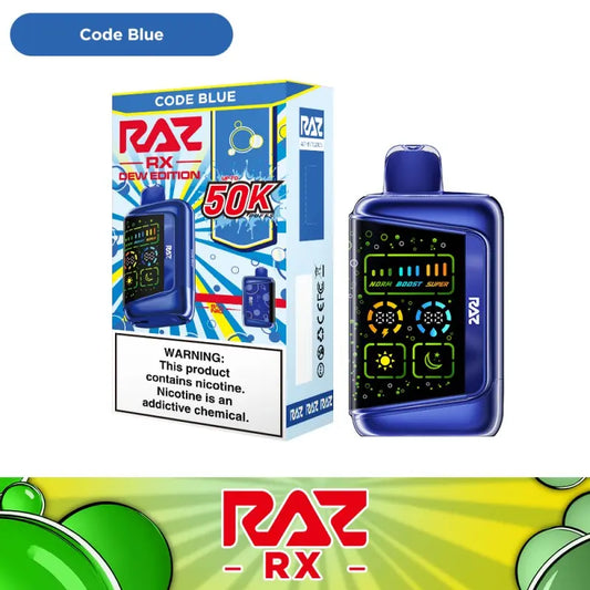 RAZ RX50K Disposable 5% -  Code Blue 