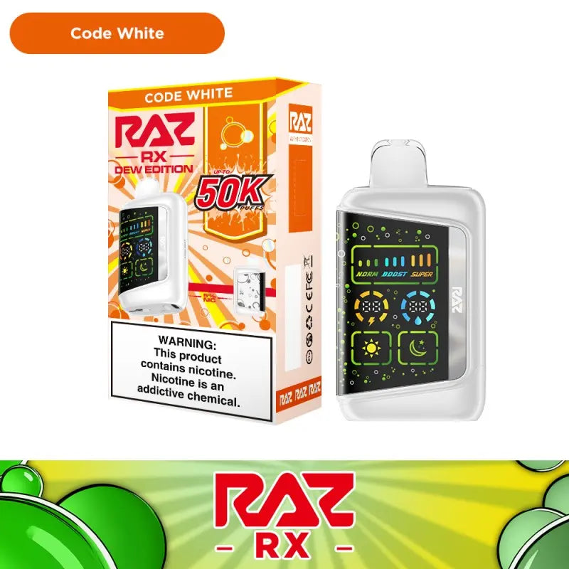 RAZ RX50K Disposable 5% - Code White 