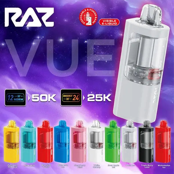 RAZ VUE 50K Disposable Pod | 50,000 Puffs Replacement Pod RAZ VUE 50K Disposable Pod | 50,000 Puffs Replacement Pod