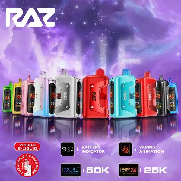 RAZ VUE 50K Disposable Vape | 50000 Puffs & Flavors - Alternativepods RAZ VUE 50K Disposable Vape | 50000 Puffs & Flavors - Alternativepods