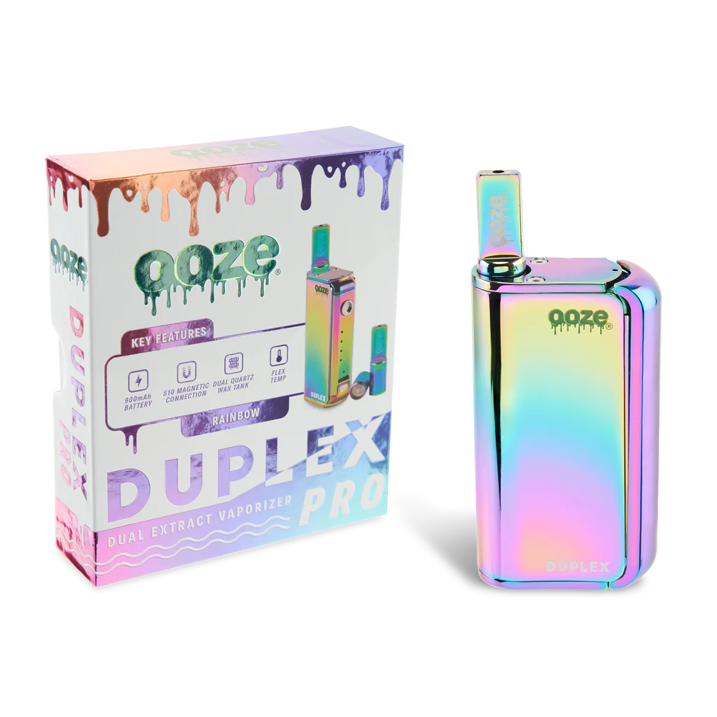 Ooze Duplex Pro – 900 mAh – Cartridge & Wax Vaporizer Rainbow 