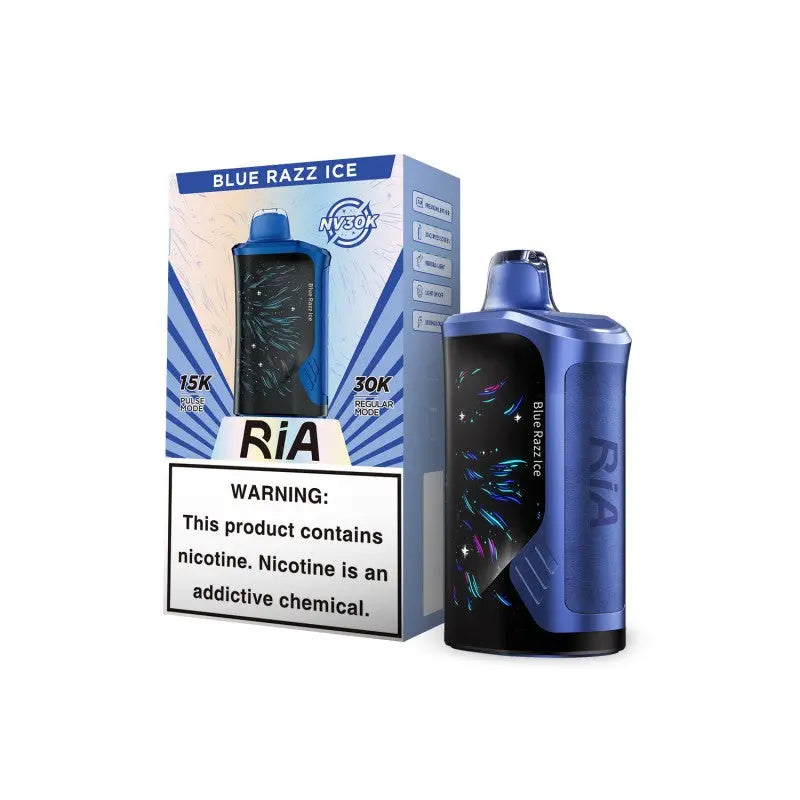 RIA NV30K Disposable Vape - Blue Razz Ice 