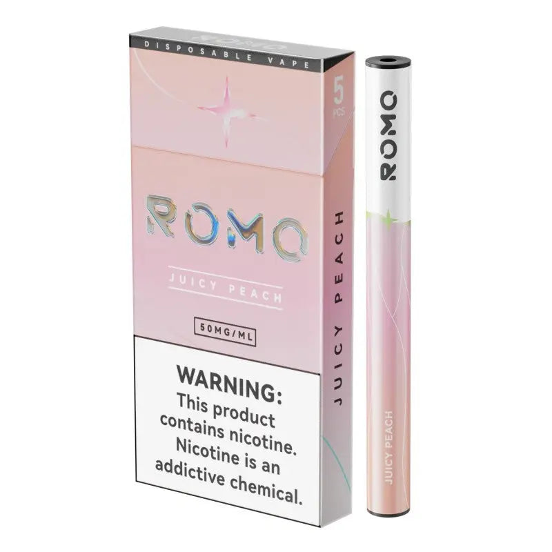 ROMO 5pk Disposable 5% - Juicy Peach 