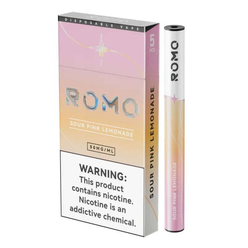 ROMO 5pk Disposable 5% - Sour Pink Lemonade 