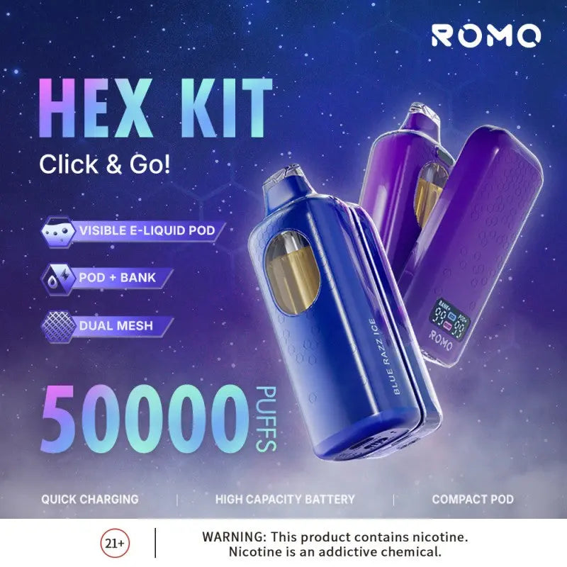 ROMO Hex 50K Disposable Pod Kit ROMO