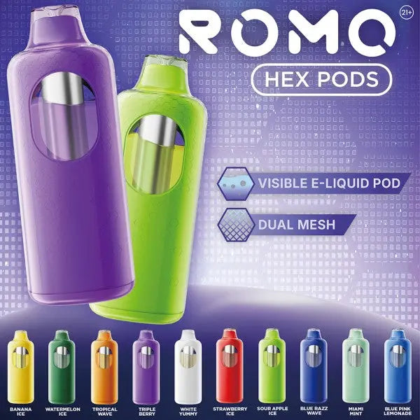 ROMO Hex 50K Disposable Pod ROMO