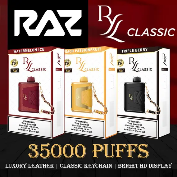 RYL Classic 35K Disposable Vape by RAZ RYL Classic 35K Disposable Vape by RAZ