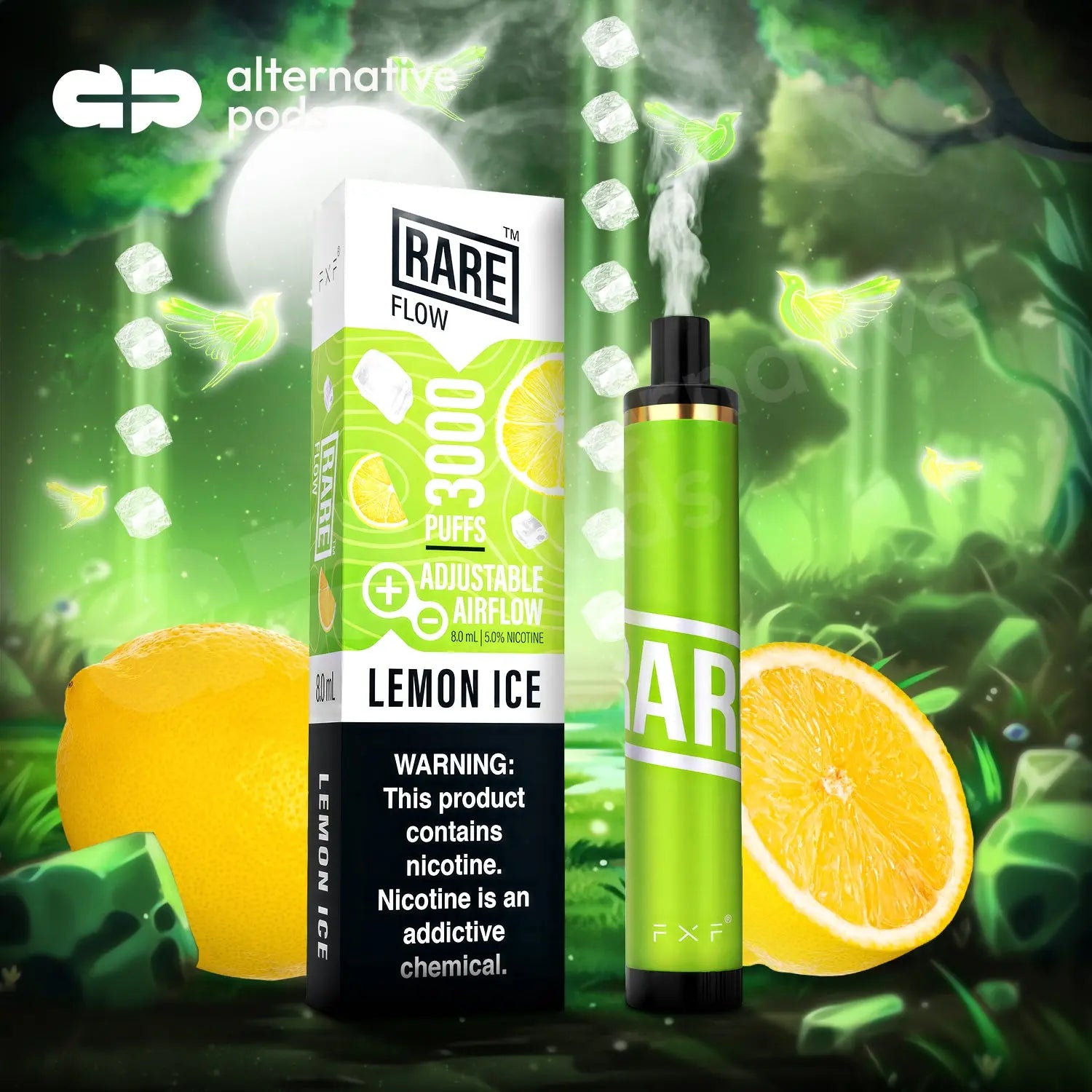 Rare Flow Disposable Vape - Lemon Ice 