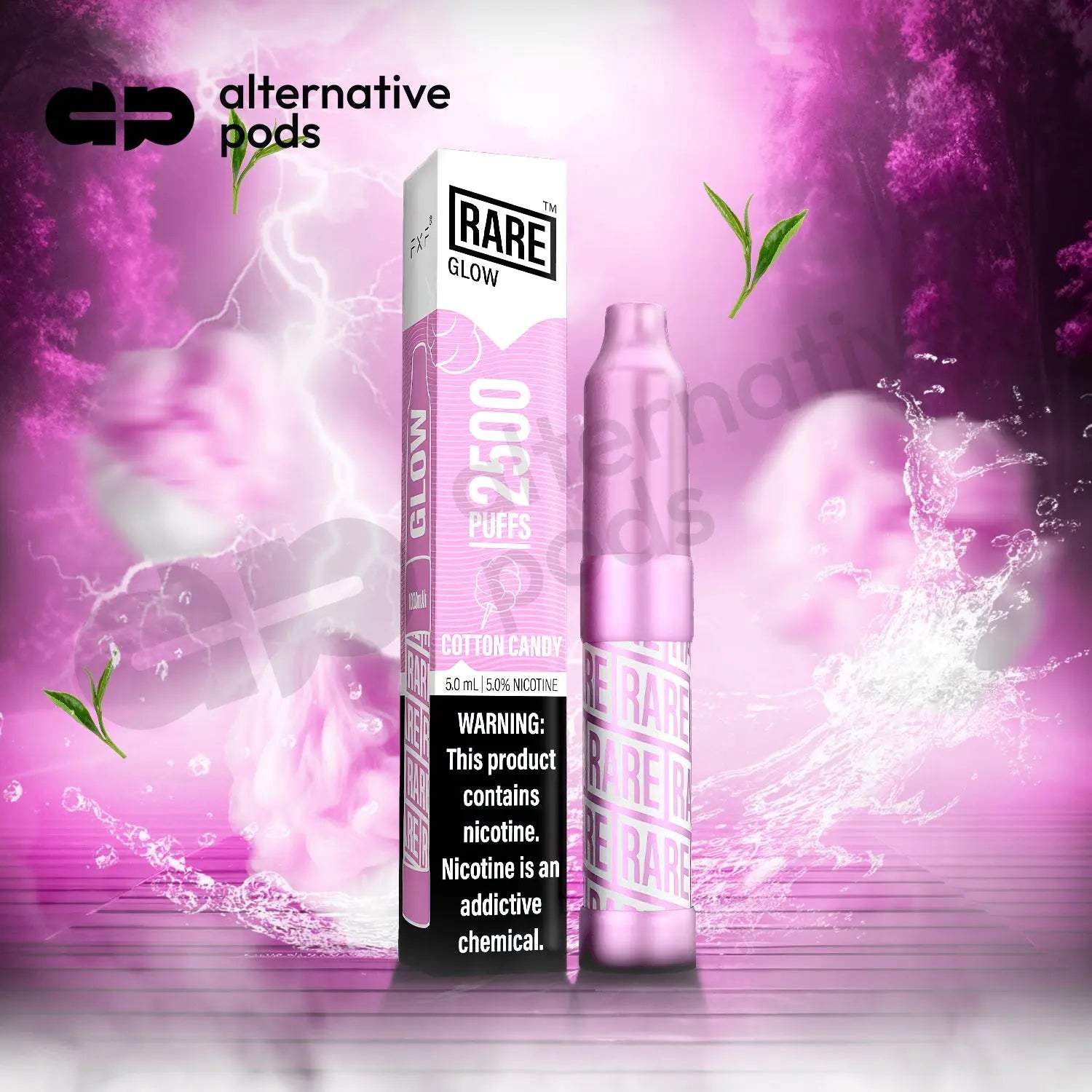 Rare Glow 2500 Puffs Disposable Vape - Alternative pods | Online Vape & Smoke Shop