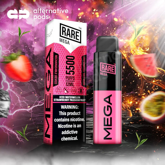 Rare Mega 5500 Puffs Disposable Vape - Alternative pods | Online Vape & Smoke Shop