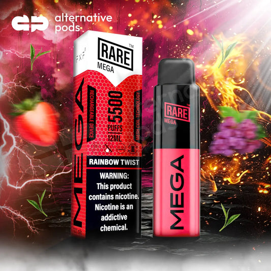 Rare Mega 5500 Puffs Disposable Vape - Alternative pods | Online Vape & Smoke Shop