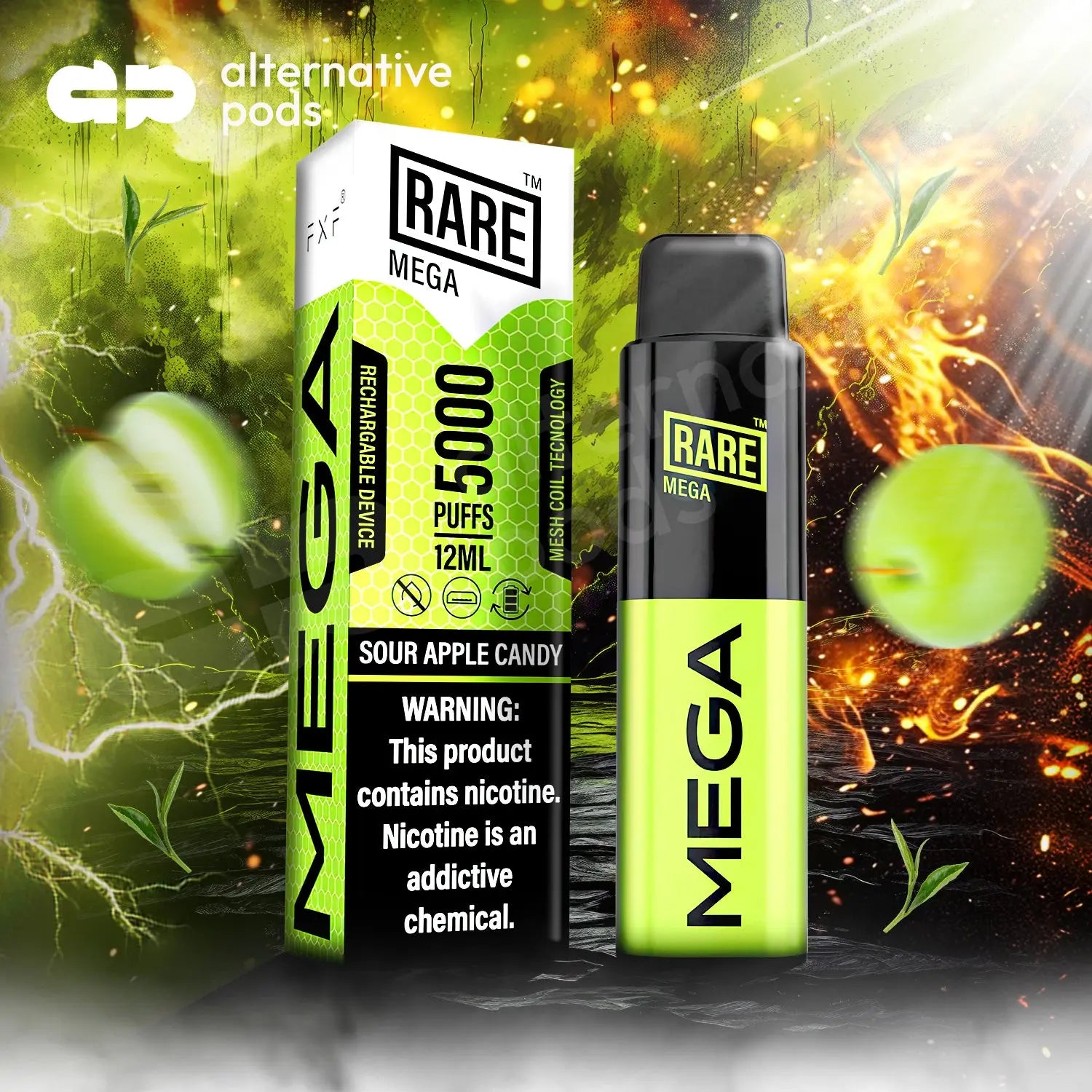 Rare Mega 5500 Puffs Disposable Vape - Alternative pods | Online Vape & Smoke Shop