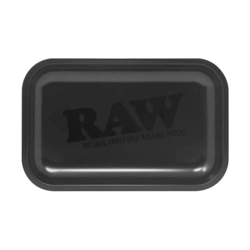 Raw Murder'd Black Matte Finish Metal Rolling Tray - Small - Alternative pods | Online Vape & Smoke Shop