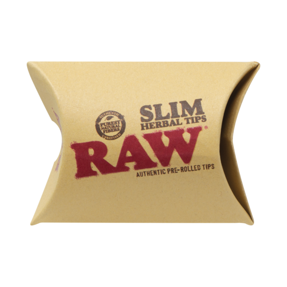 Raw Pre Rolled Tips Slim Herbal