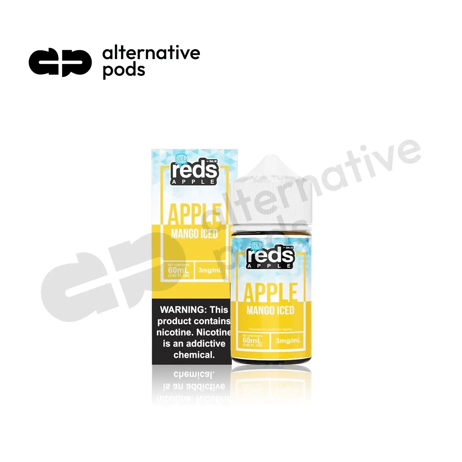 Reds Apple E-Liquid By 7 Daze 60ML - Alternative pods | Online Vape & Smoke Shop