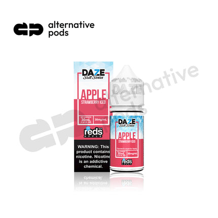 Reds Apple Salt Series Tobacco Free Nicotine Salt E-Liquid By 7 Daze 30ML - Online Vape Shop | Alternative pods | Affordable Vapor Store | Vape Disposables