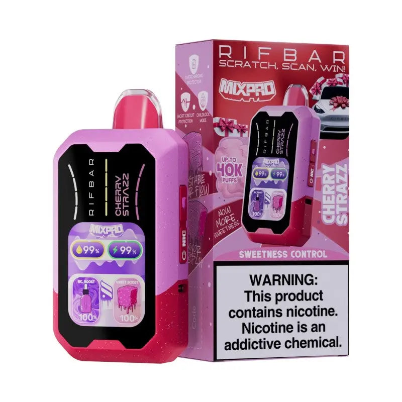RifBar MixPro 40K Disposable - Cherry Strazz