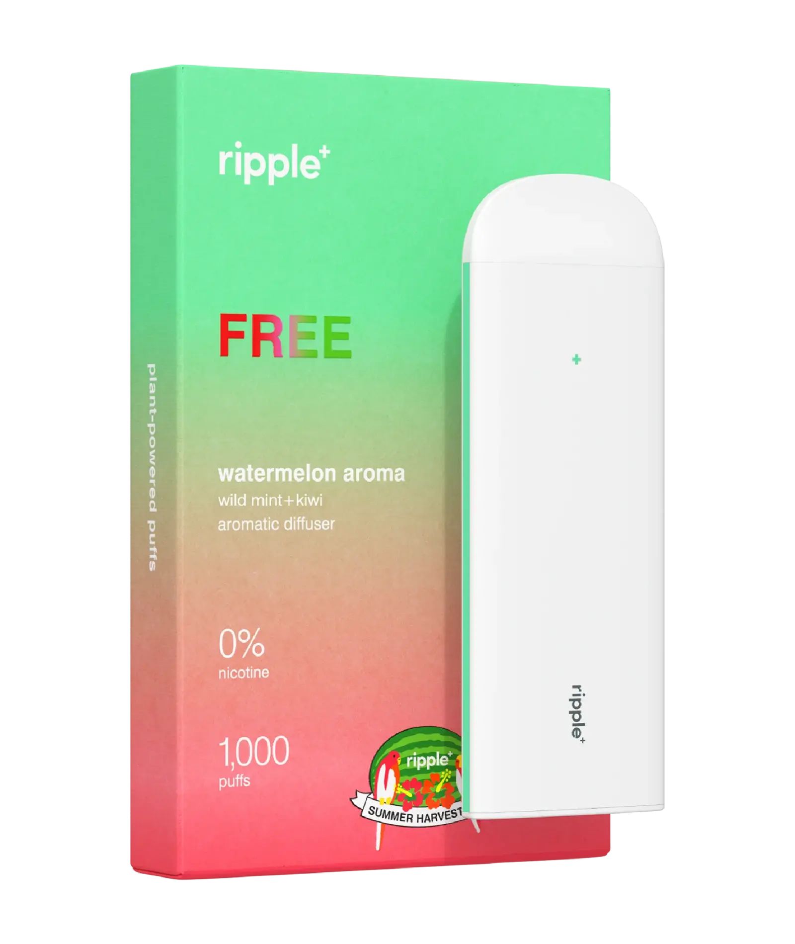 Ripple+ Disposable 1000 - FREE Watermelon