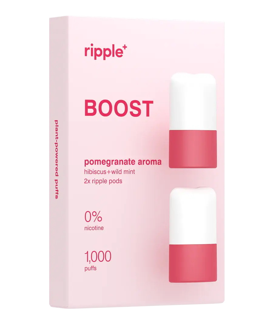 Ripple+ BOOST Pomegranate Pod 2ct