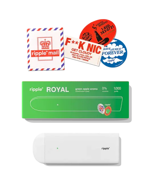 Ripple+ Disposable 1000 - ROYAL Green Apple Ripple+