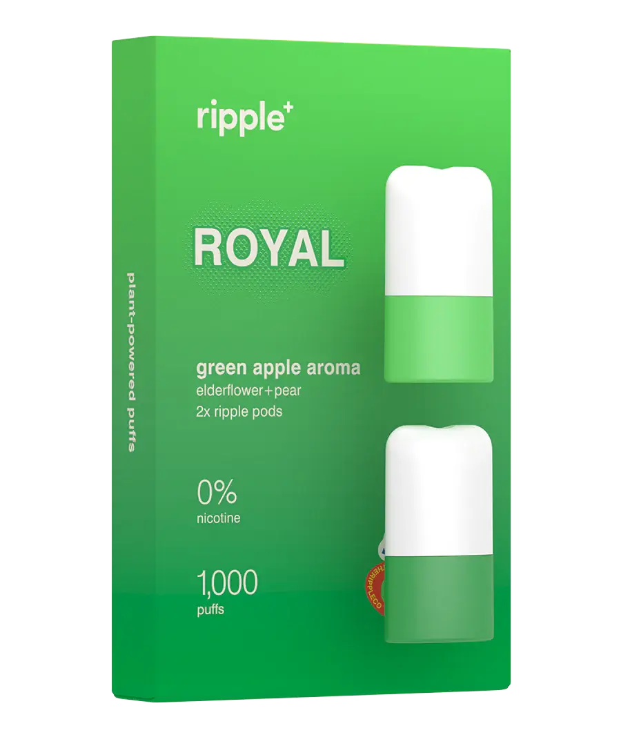 Ripple+ ROYAL Green Apple Pod 2ct Ripple+