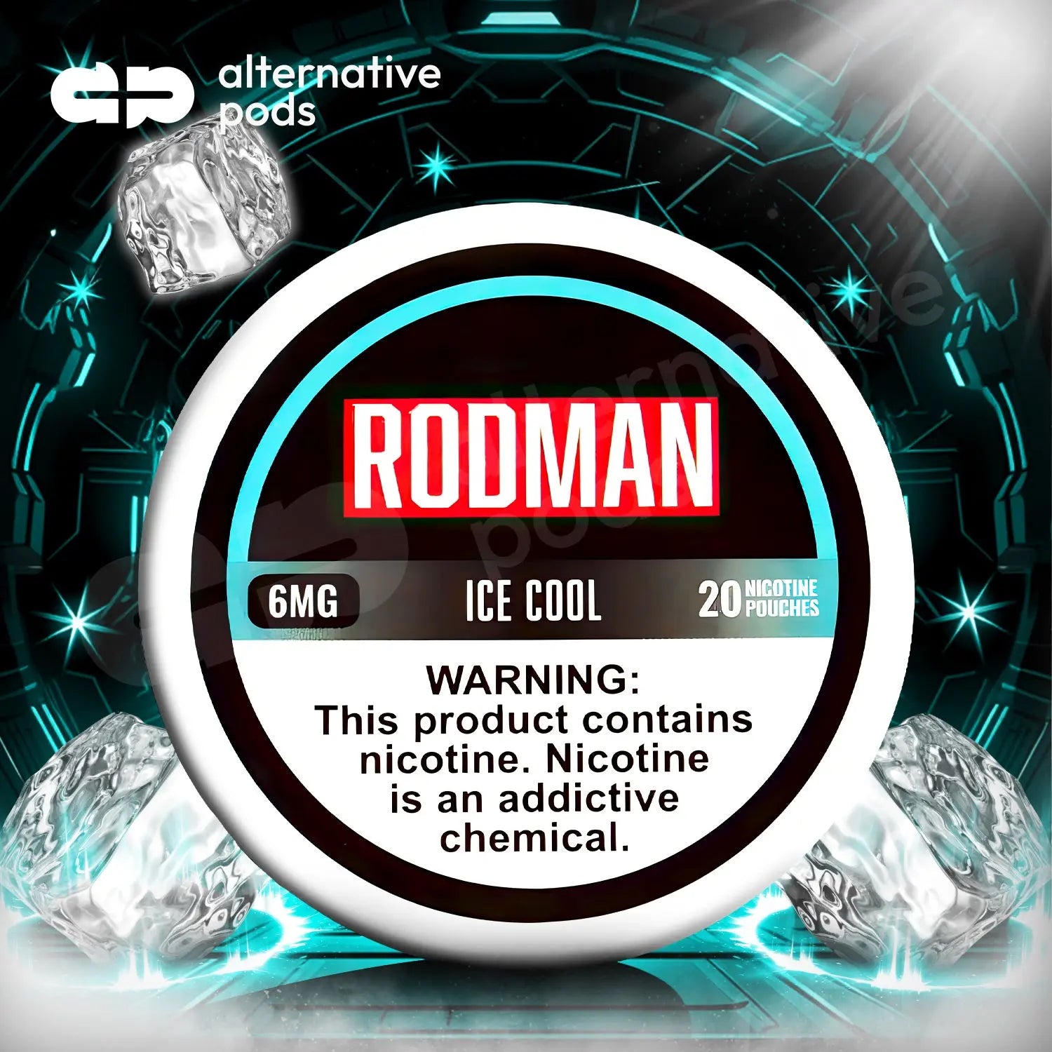 Rodman Nicotine Pouches - Ice Cool 6mg 