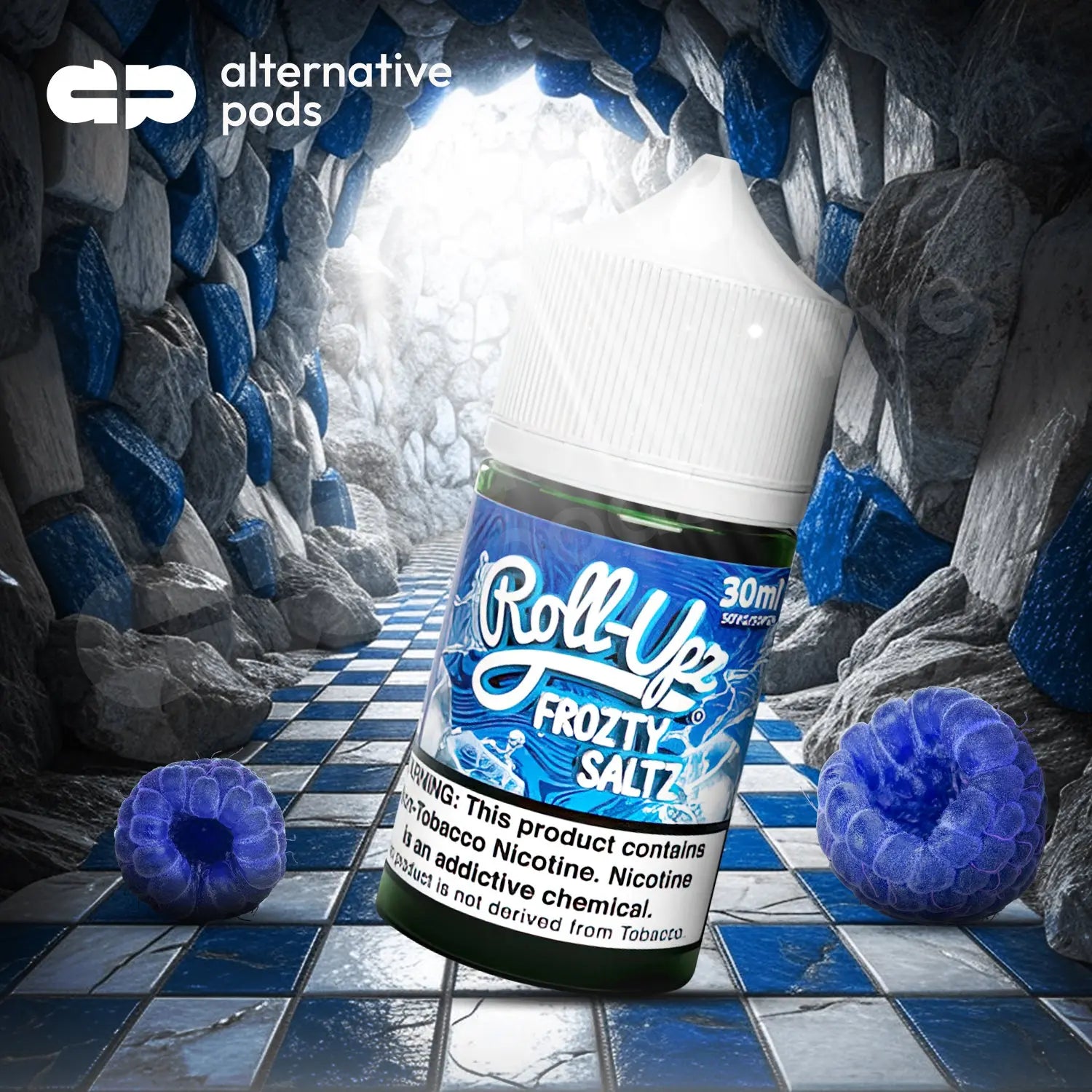 Roll Upz Frozty Saltz Synthetic Nicotine Salt E-Liquid 30ML - Alternative pods | Online Vape & Smoke Shop
