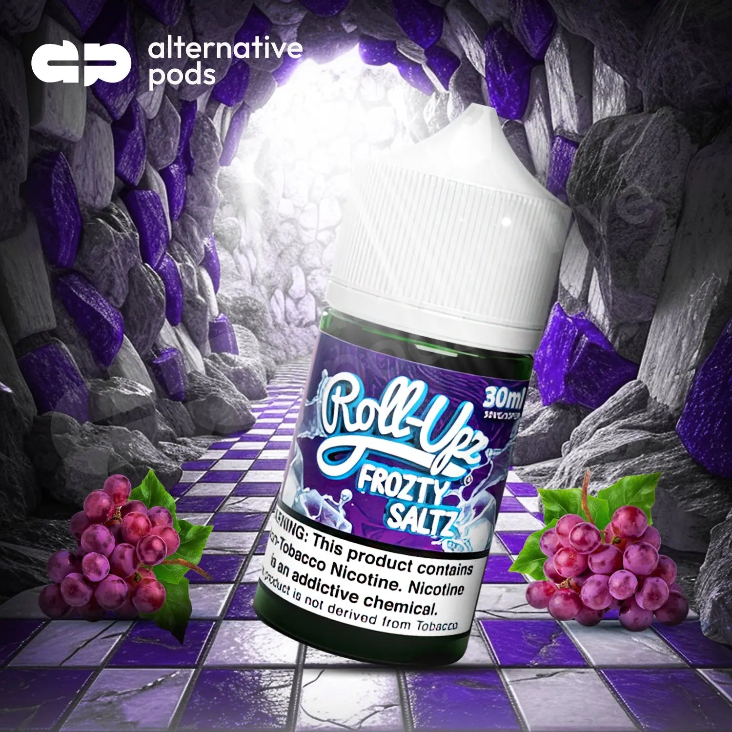 Roll Upz Frozty Saltz Synthetic Nicotine Salt E-Liquid 30ML - Alternative pods | Online Vape & Smoke Shop
