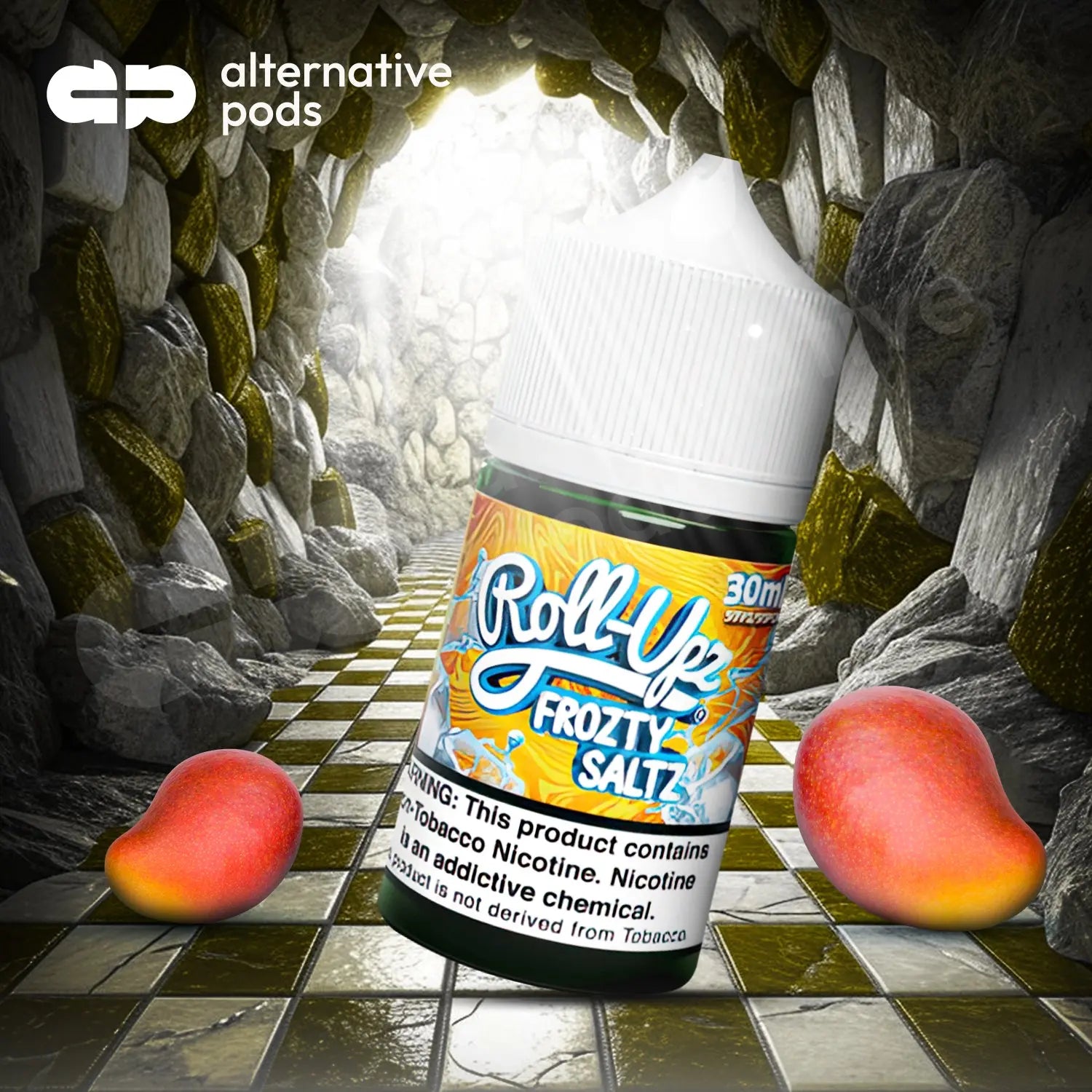 Roll Upz Frozty Saltz Synthetic Nicotine Salt E-Liquid 30ML - Alternative pods | Online Vape & Smoke Shop