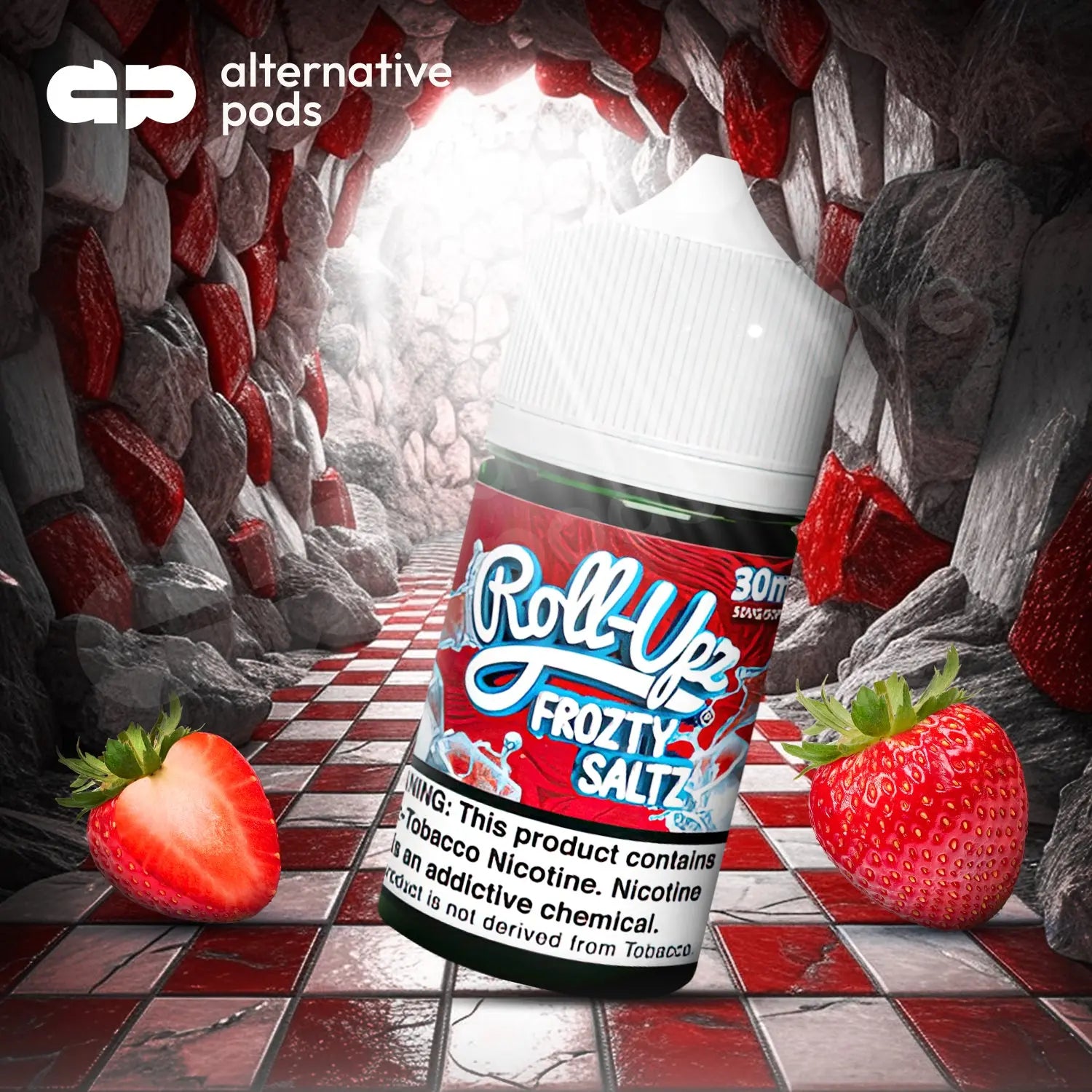 Roll Upz Frozty Saltz Synthetic Nicotine Salt E-Liquid 30ML - Alternative pods | Online Vape & Smoke Shop