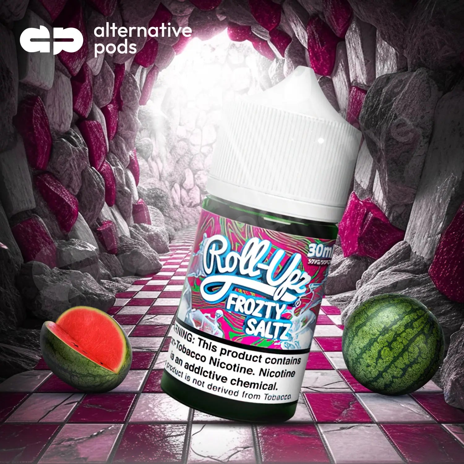 Roll Upz Frozty Saltz Synthetic Nicotine Salt E-Liquid 30ML - Alternative pods | Online Vape & Smoke Shop