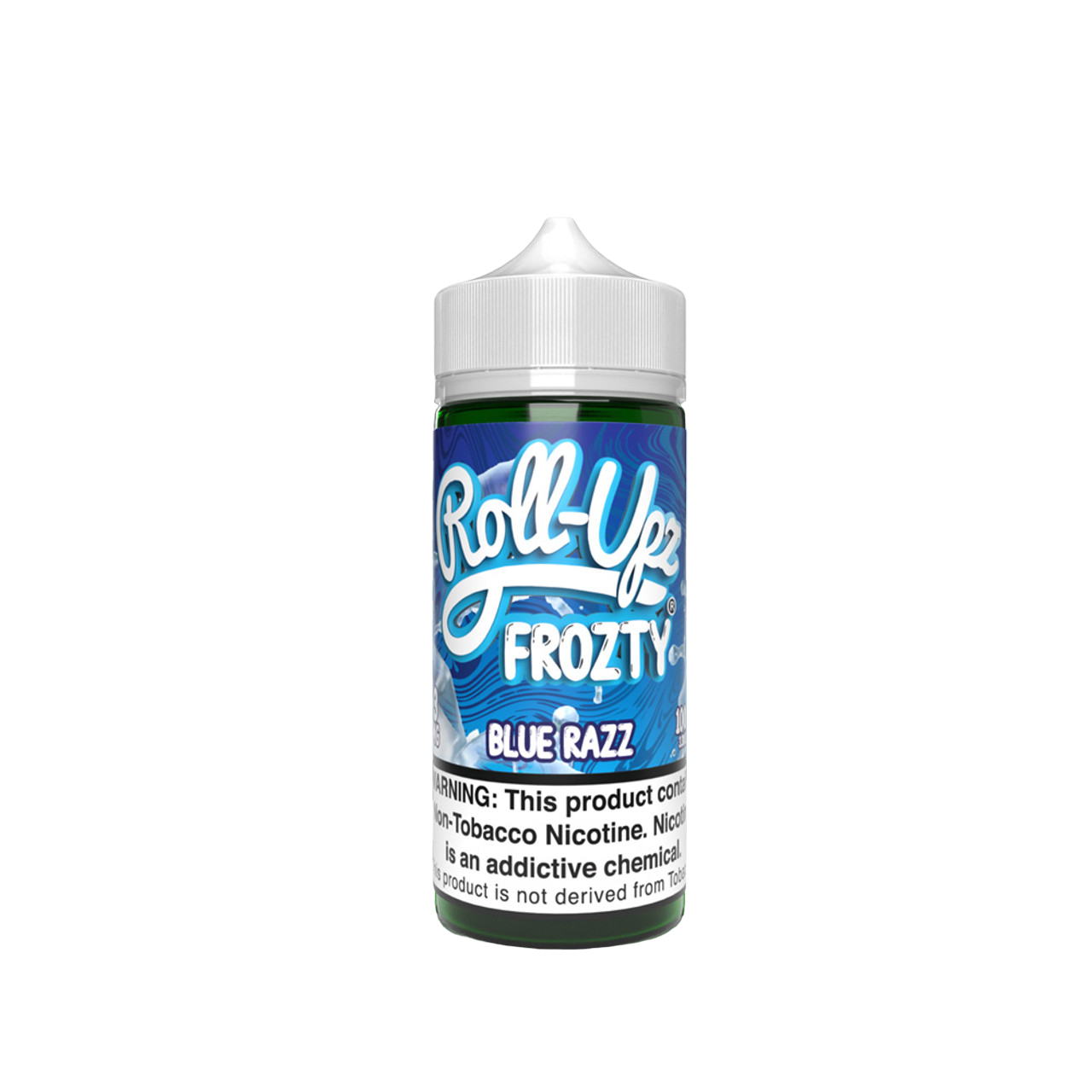 Roll Upz Frozty Synthetic Nicotine E-Liquid 100ML Blue Razz