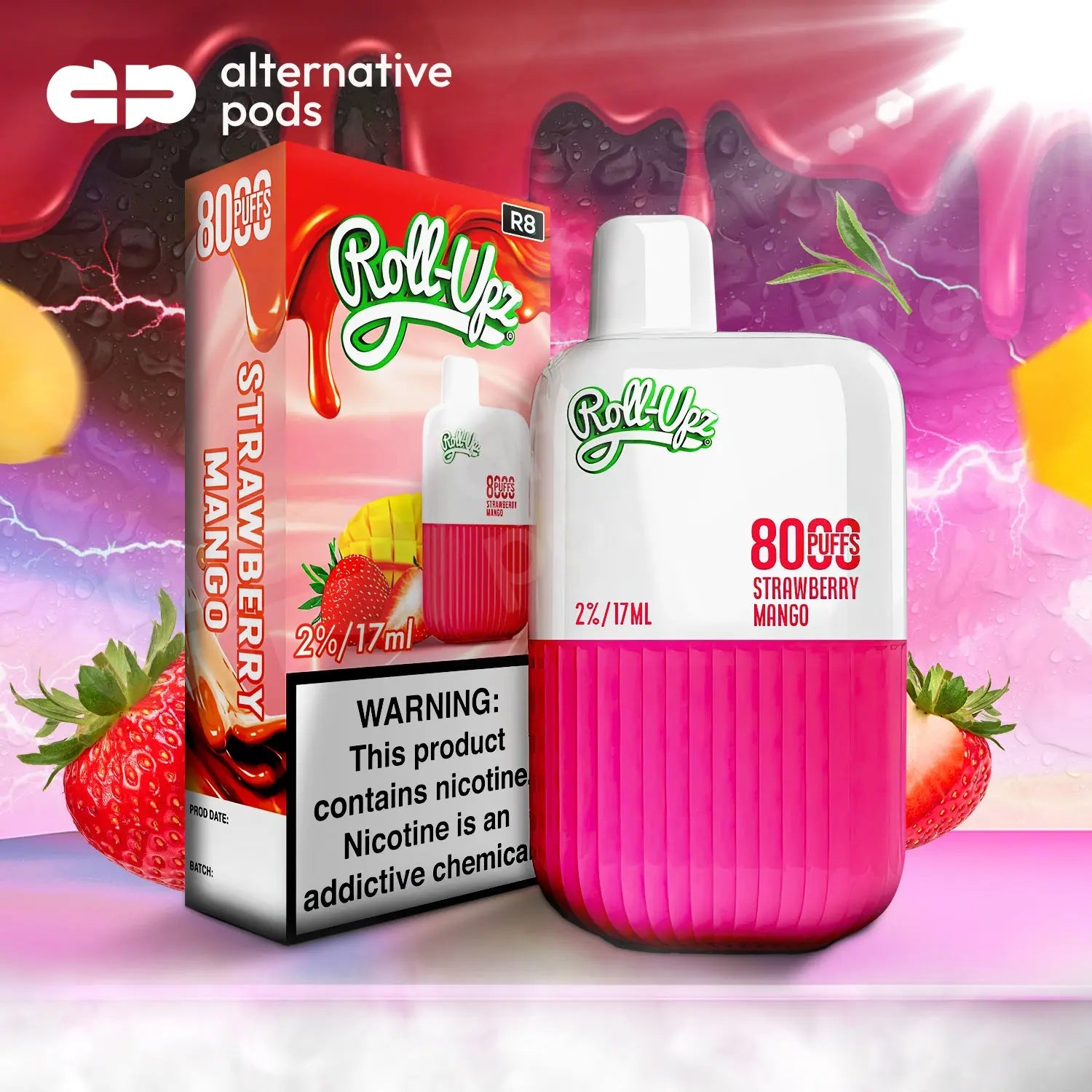 Roll-Upz R8000 Disposable 2% - Alternative pods | Online Vape & Smoke Shop