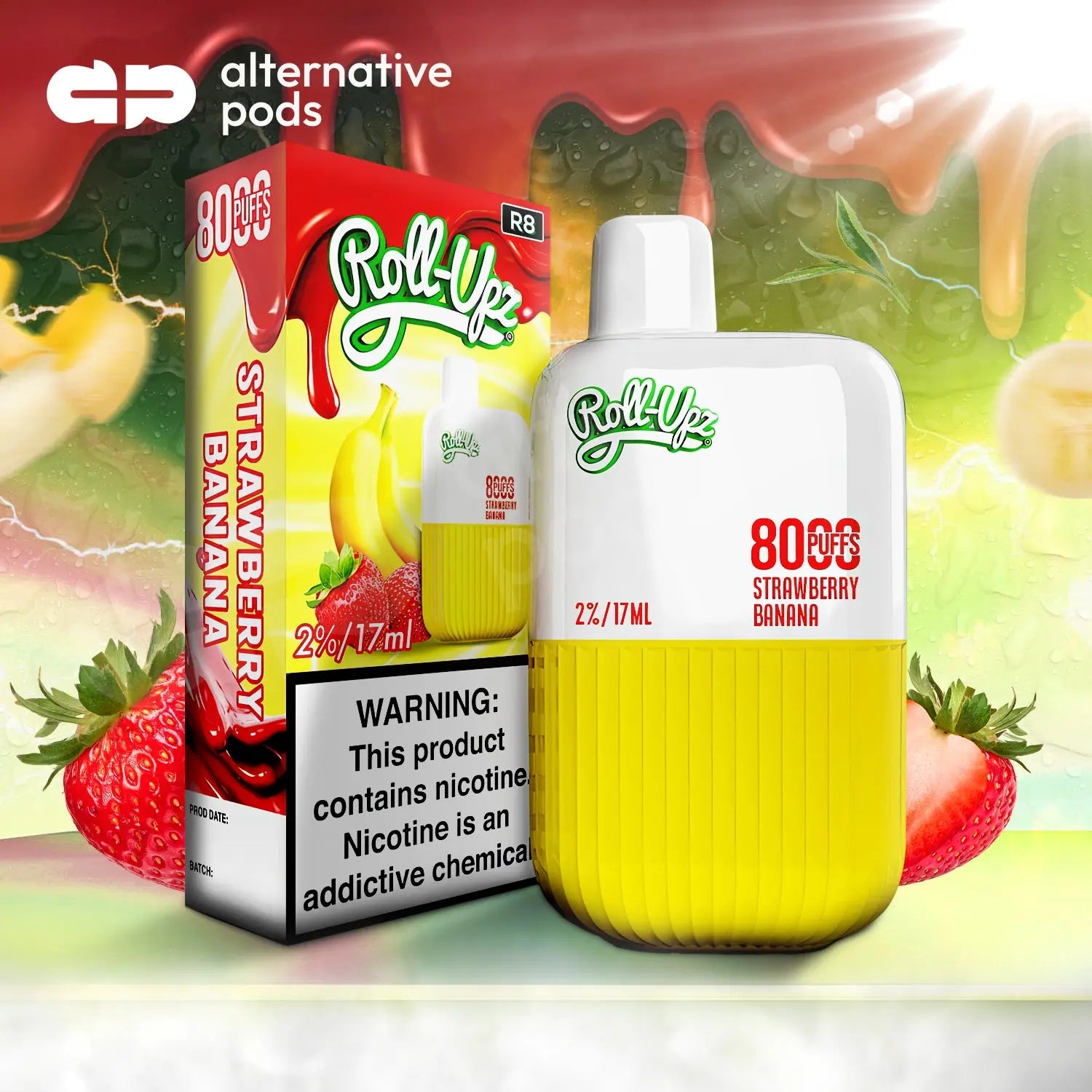 Roll-Upz R8000 Disposable 5% - Alternative pods | Online Vape & Smoke Shop