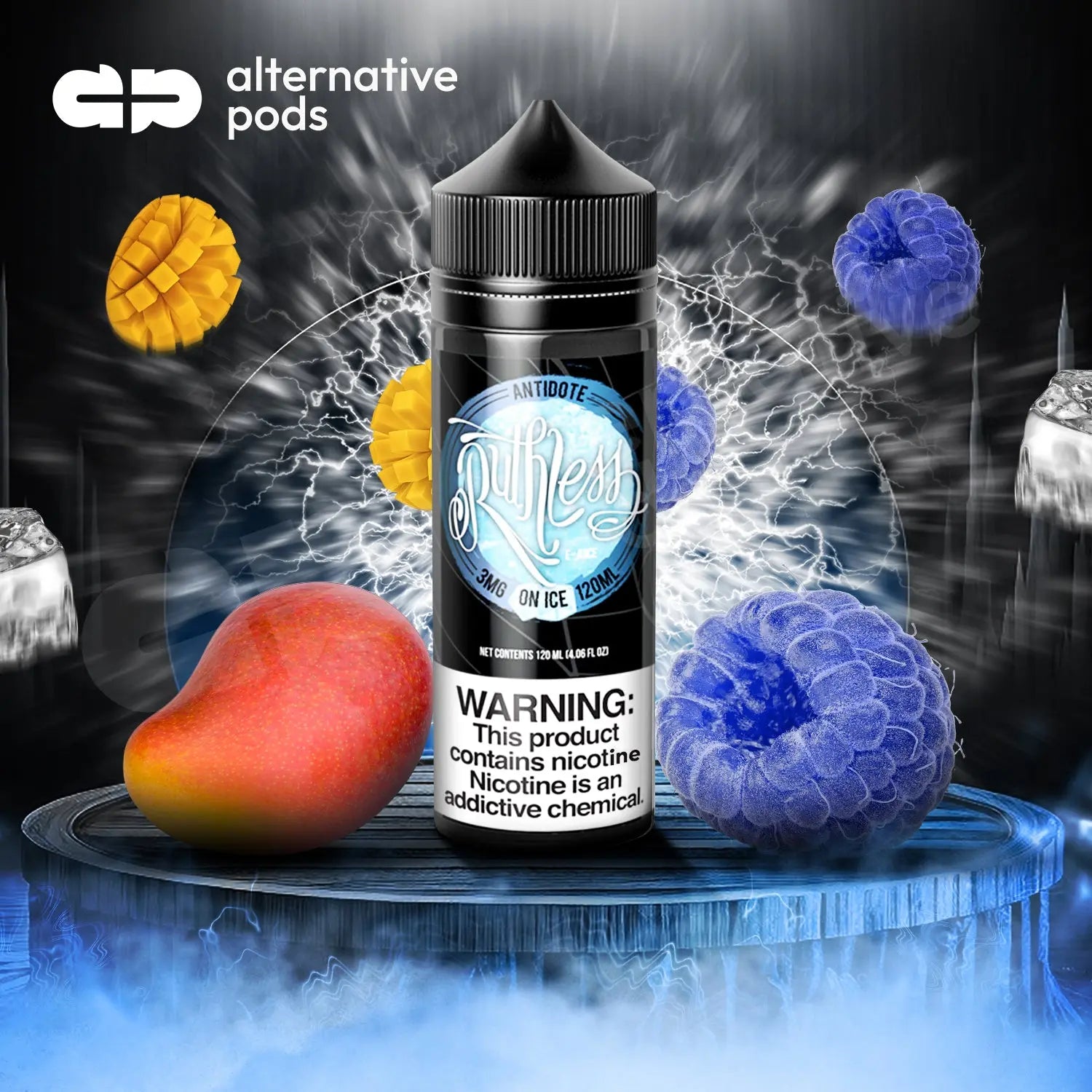 Ruthless E-Juice Vapor's 120ML Ruthless E-Juice Vapor's 120ML