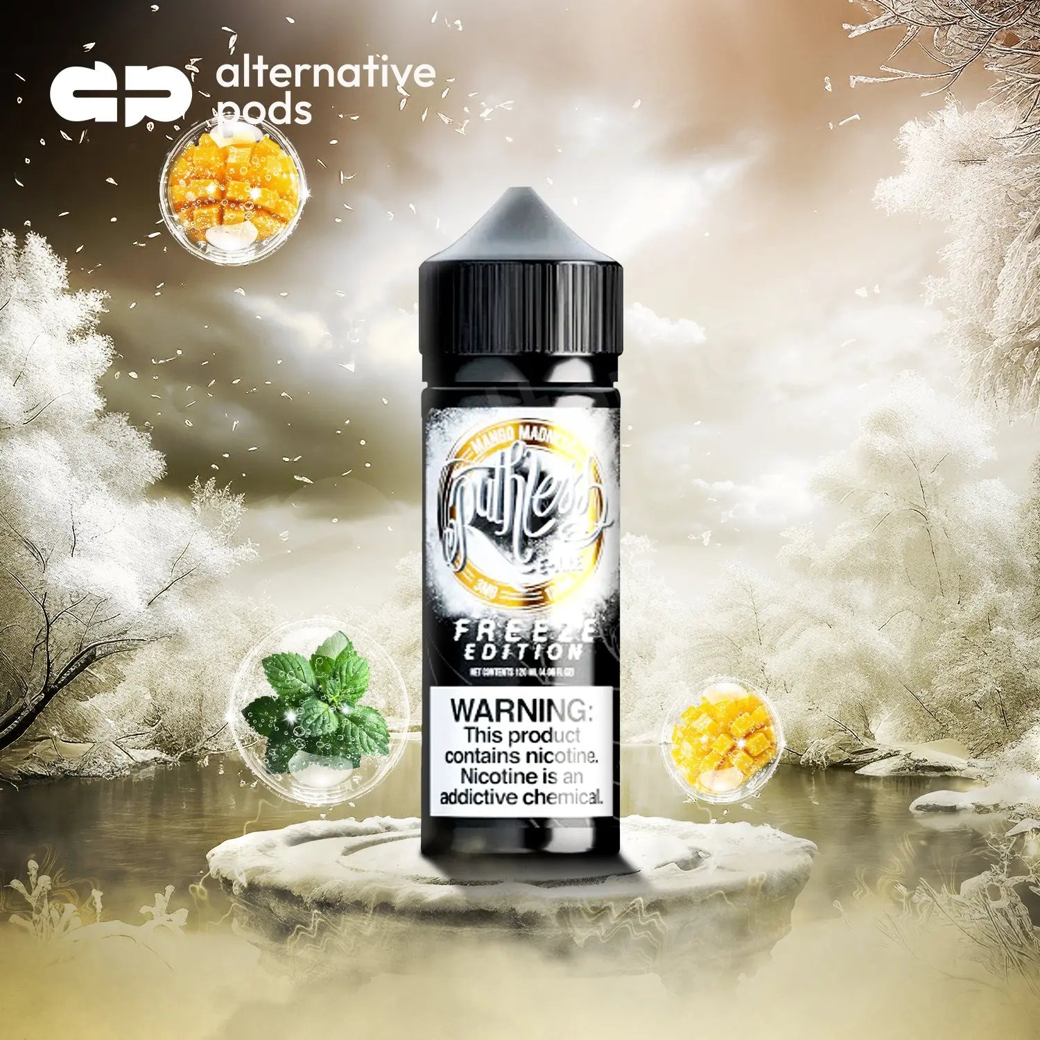 Ruthless Freeze Synthetic Nicotine E-Liquid 120ML Ruthless - Mango Madness 