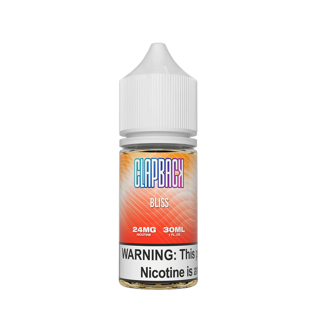 Clapback Nicotine Salt E-Liquid 30ML Bliss