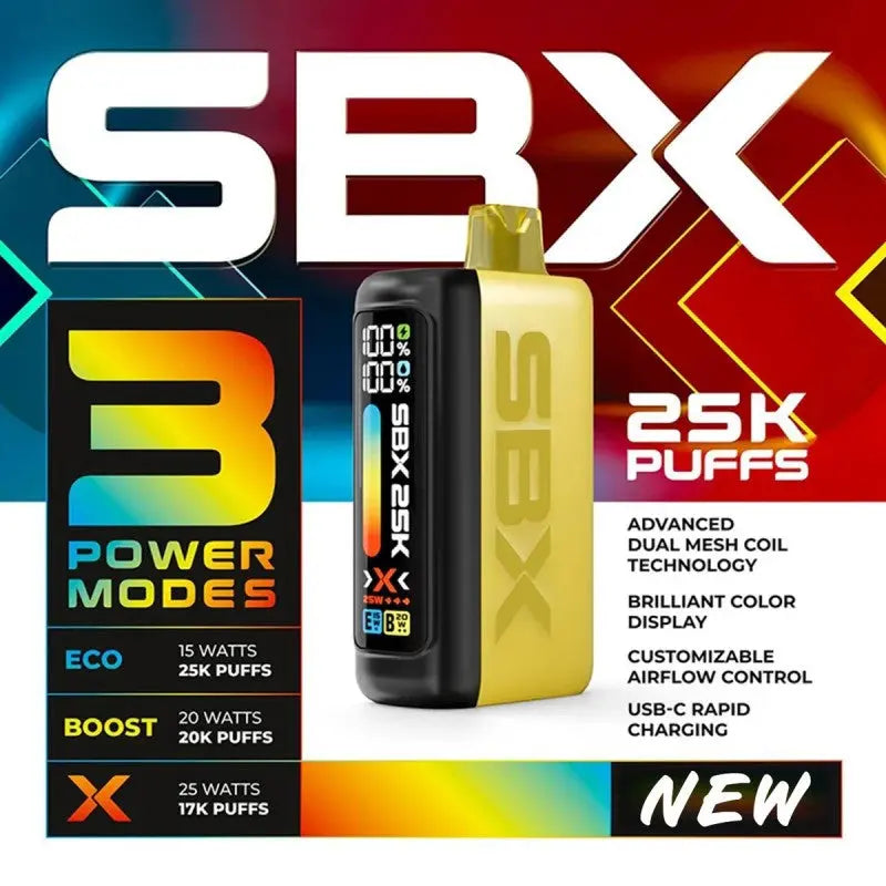 SBX 25K Disposable Nicotine-Free Alternative SBX 25K Disposable Nicotine-Free Alternative