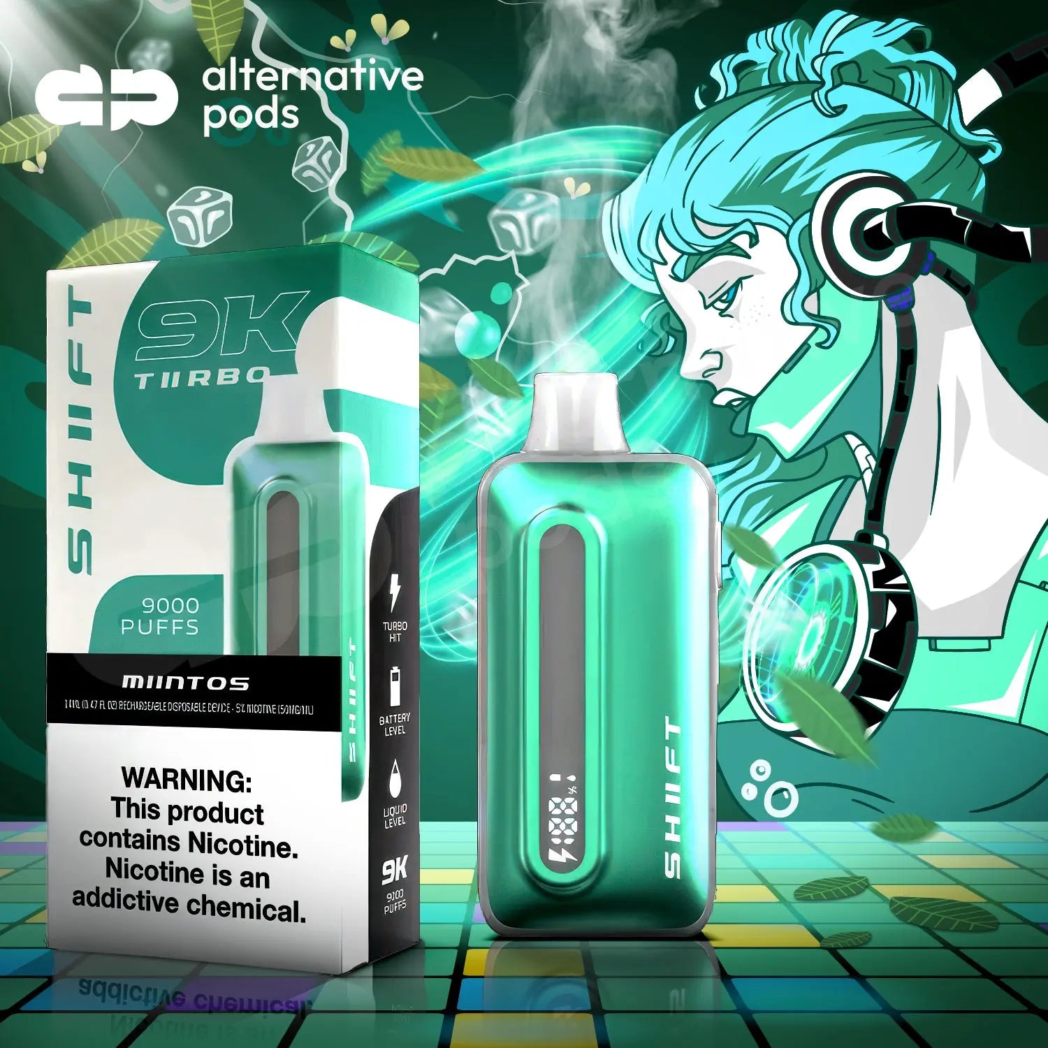 SHIIFT TIIRBO 9000 - Alternative pods | Online Vape & Smoke Shop