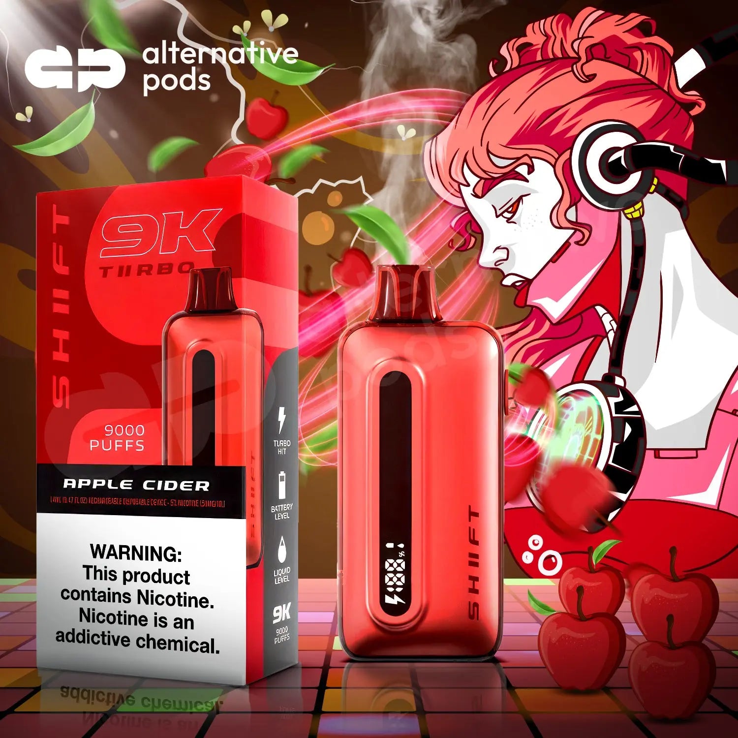 SHIIFT TIIRBO 9000 - Alternative pods | Online Vape & Smoke Shop