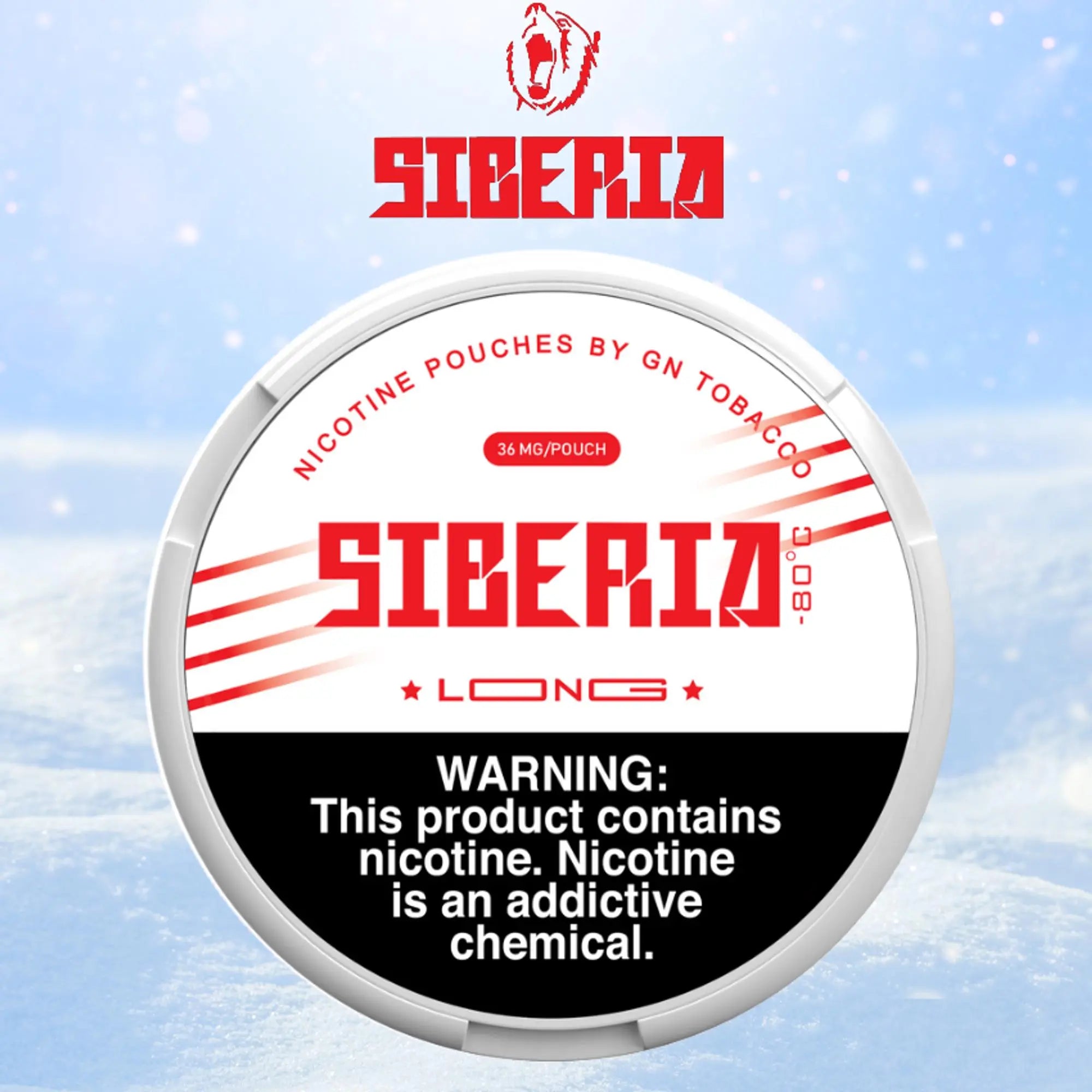 SIBERIA NICOTINE POUCHES LONG 36MG SIBERIA