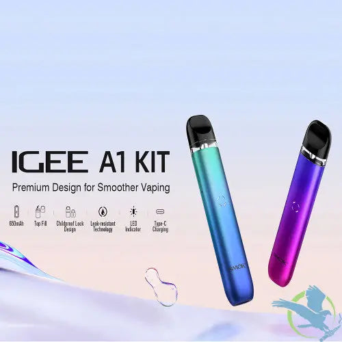 SMOK IGEE A1 650mAh Pod System Starter Kit SMOK IGEE A1 650mAh Pod System Starter Kit