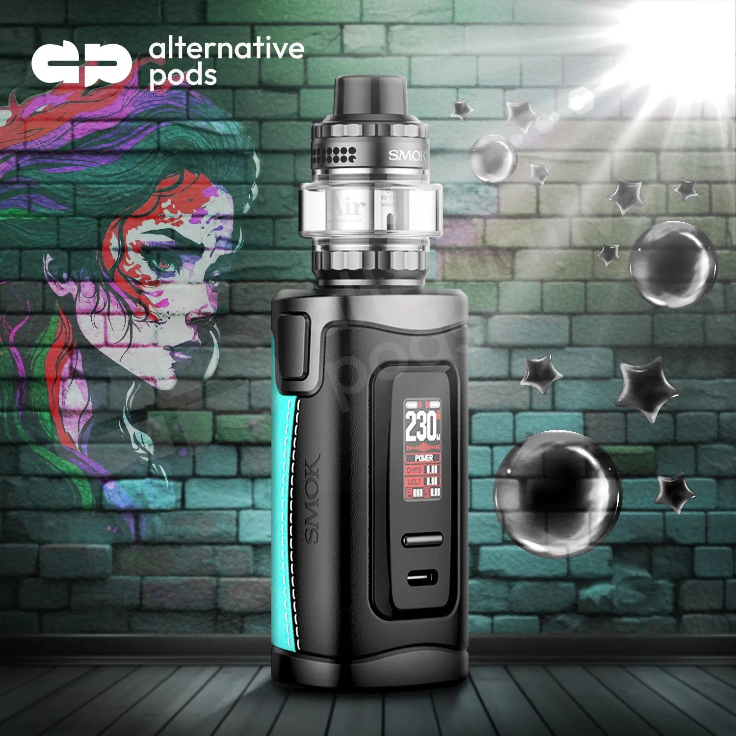 SMOK MORPH 3 Dual External 18650 Starter Kit With 5ML T-Air Subtank - Alternative pods | Online Vape & Smoke Shop