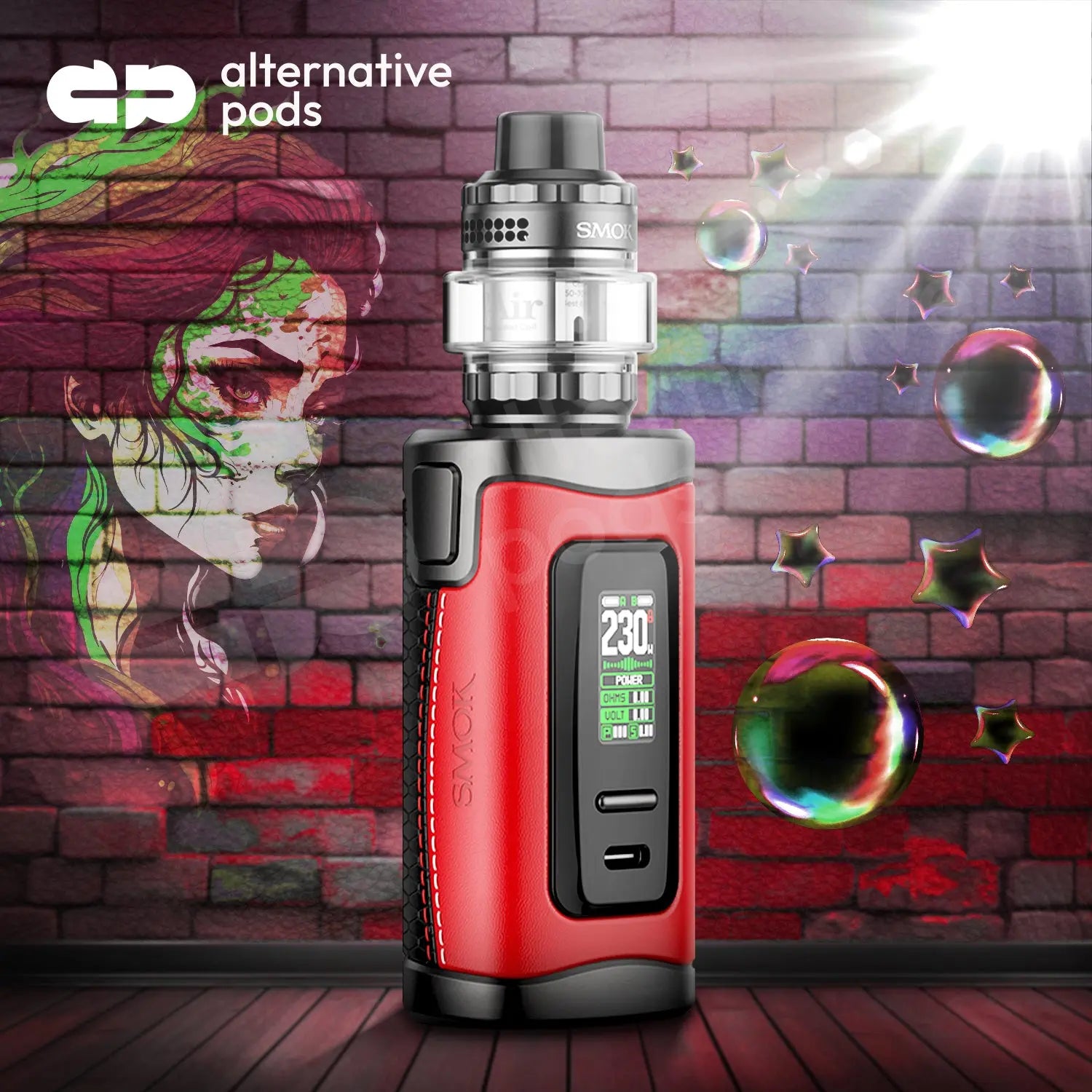 SMOK MORPH 3 Dual External 18650 Starter Kit With 5ML T-Air Subtank - Alternative pods | Online Vape & Smoke Shop