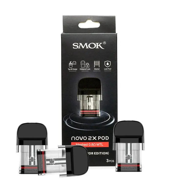 SMOK NOVO 2X 2ML Refillable Replacement Pod SMOK NOVO 2X 2ML Refillable Replacement Pod